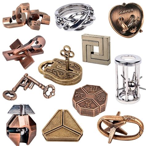 Unique Mechanical & Metal Brain Teasers for Adults